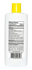 Sulfur 8 Aqua Blue meditated dandruff shampoo label visible on bottle