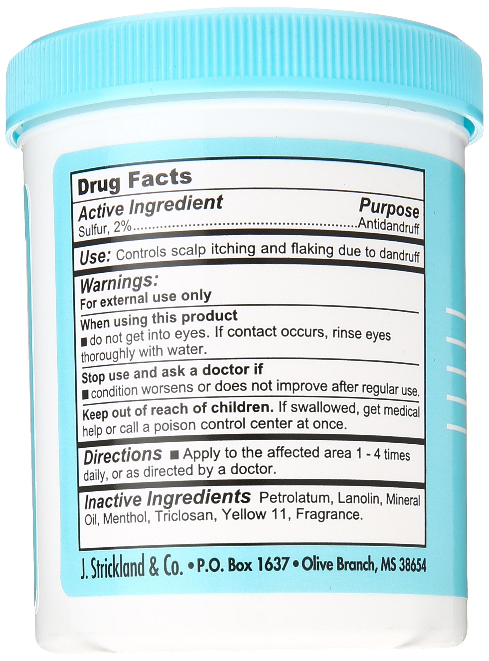 Sulfur 8 medicated light formula conditioner bottle pour for easy application.