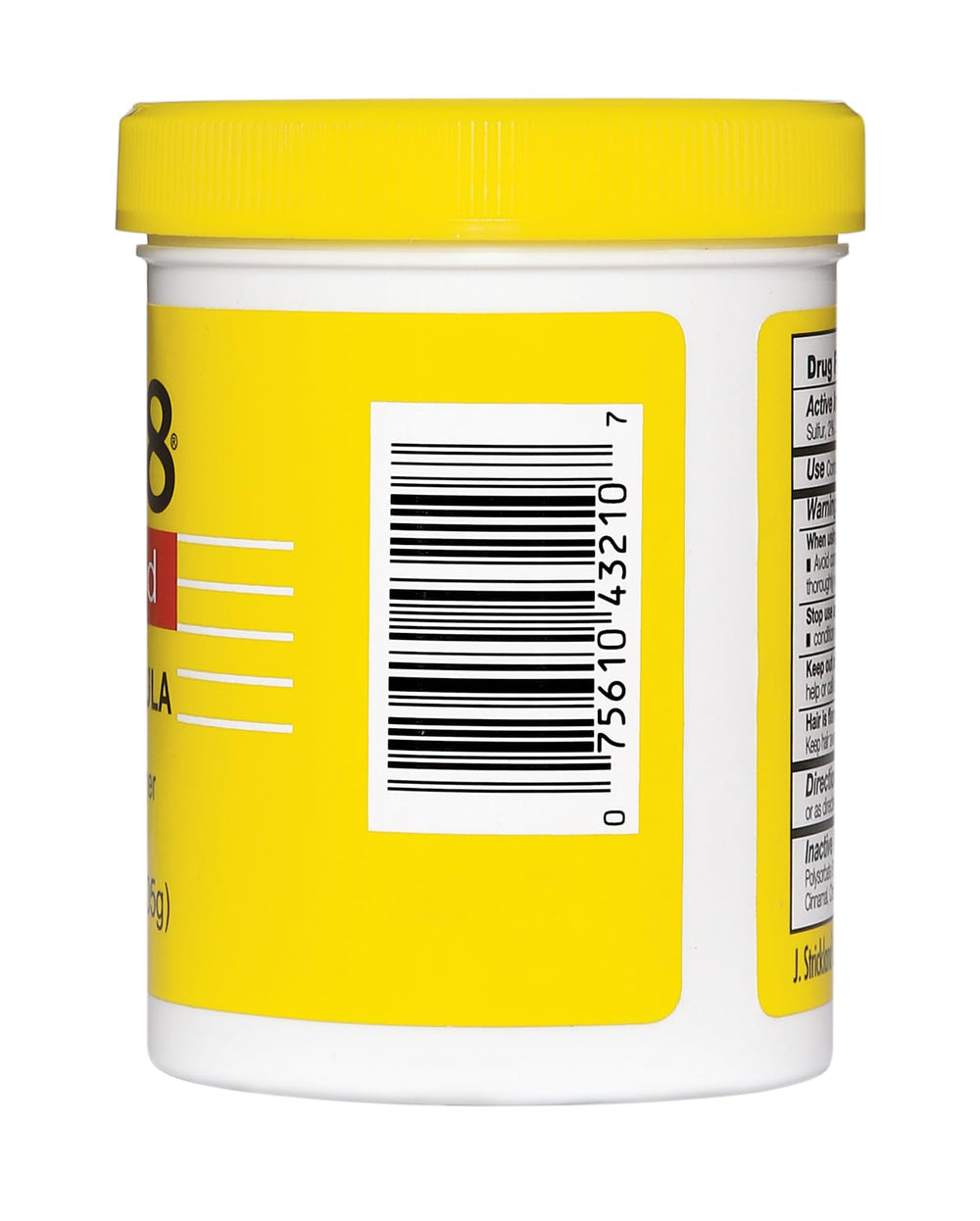 Sulfur 8 scalp care application image emphasizing refreshing fragrance and manageable hair.