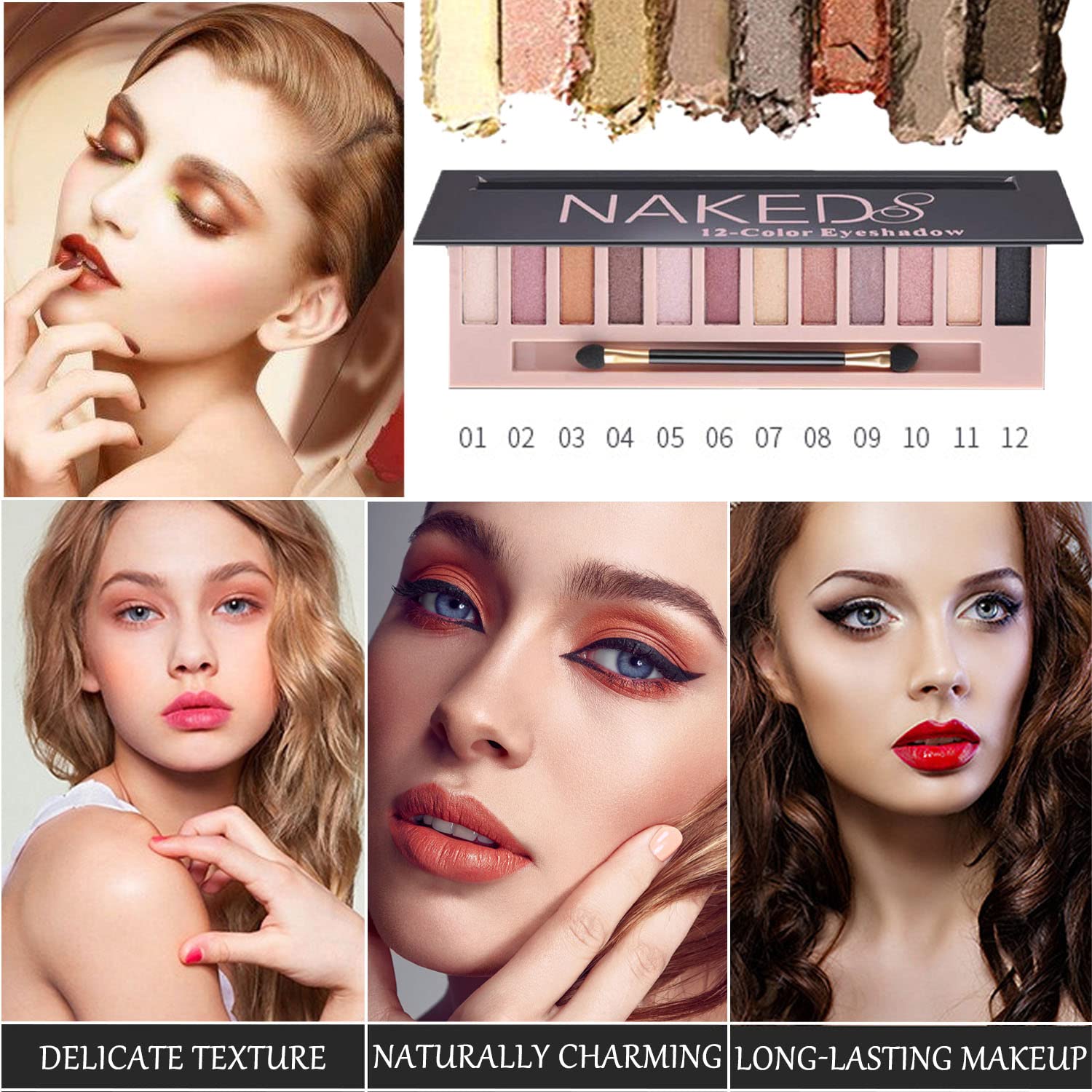 Sulily 24 shade range with two brushes supports easy layering.