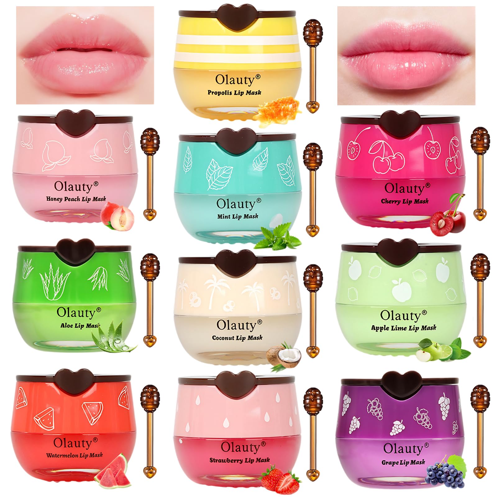Sulily Bee Lip Balm honey pot packaging with honeycomb detail for a gift