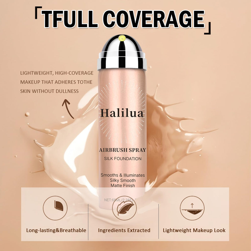 Free foundation spray brush included with Sulily Magic Minerals setup