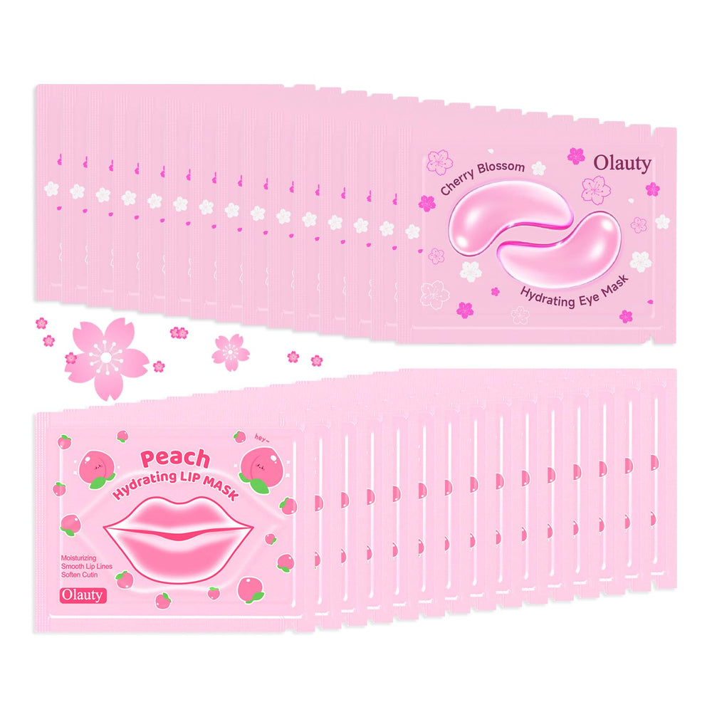 Sulily lip mask and under-eye patches hydrate lips and brighten the eye area.