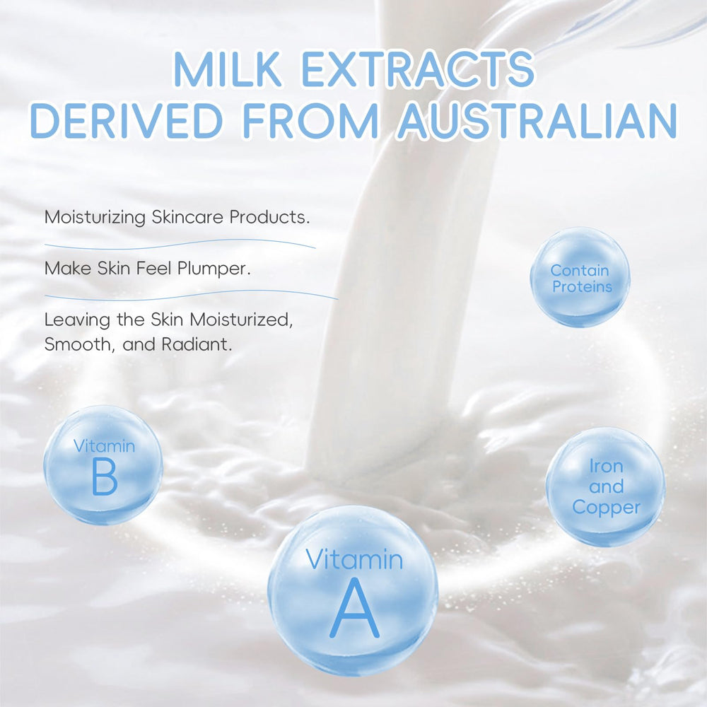Sulily Milk Skincare Set cleansing brush helps thorough cleansing
