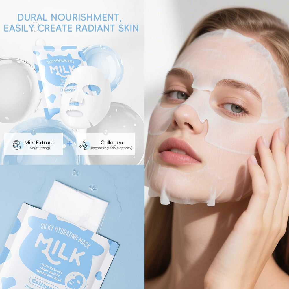 Sulily Milk Skincare Set eye cream tube soothes the delicate eye area