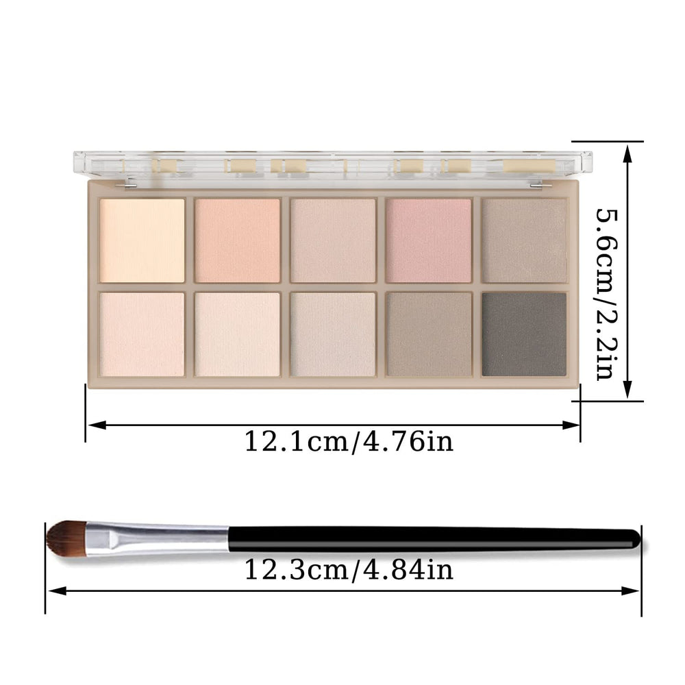 Sulily ten-color set covers soft pinks to deep brown greys for many occasions
