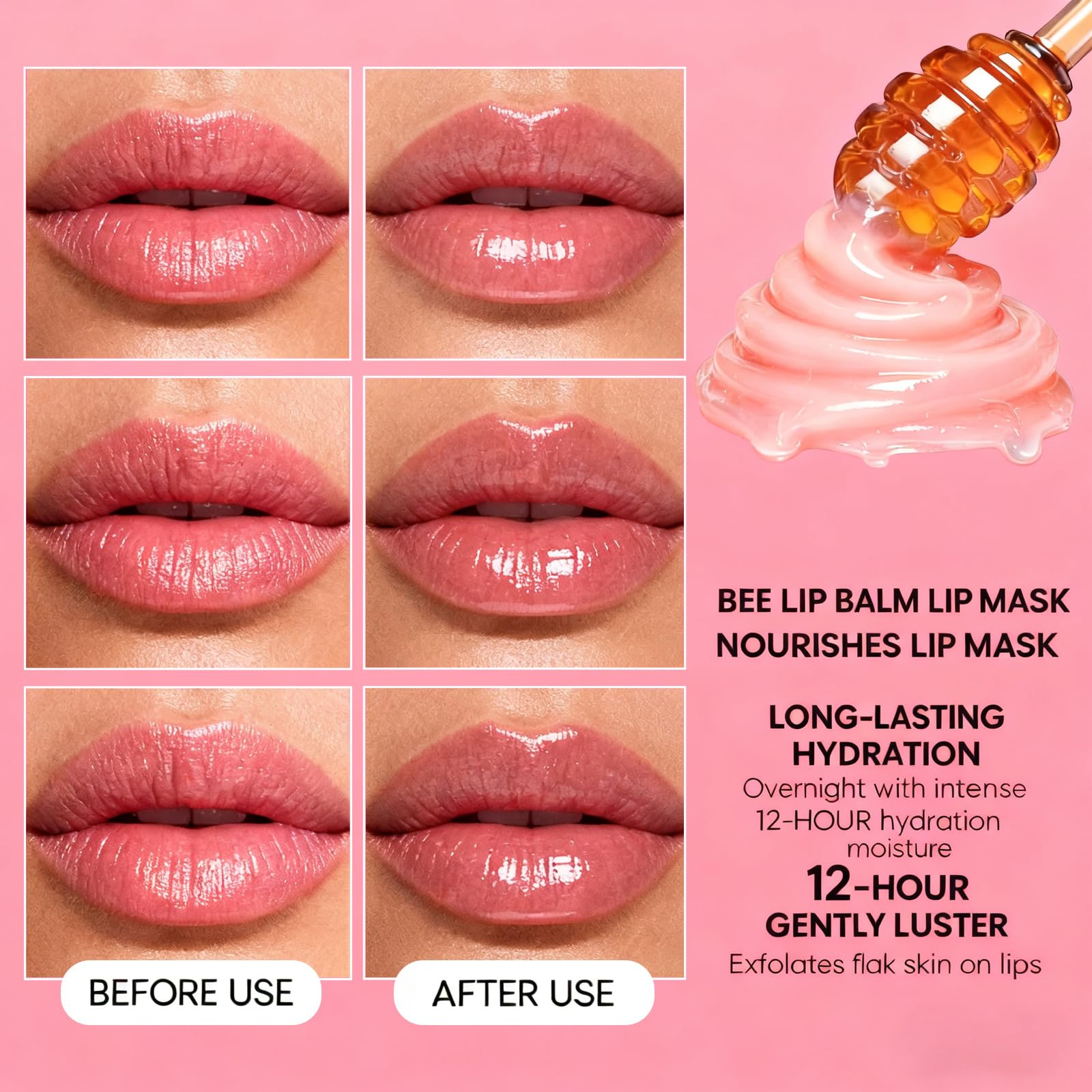 Sulily propolis-infused balm texture closeup showing moisturized lips