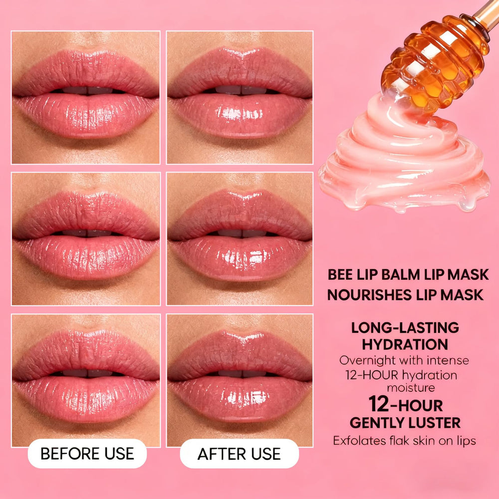 Sulily propolis-infused balm texture closeup showing moisturized lips