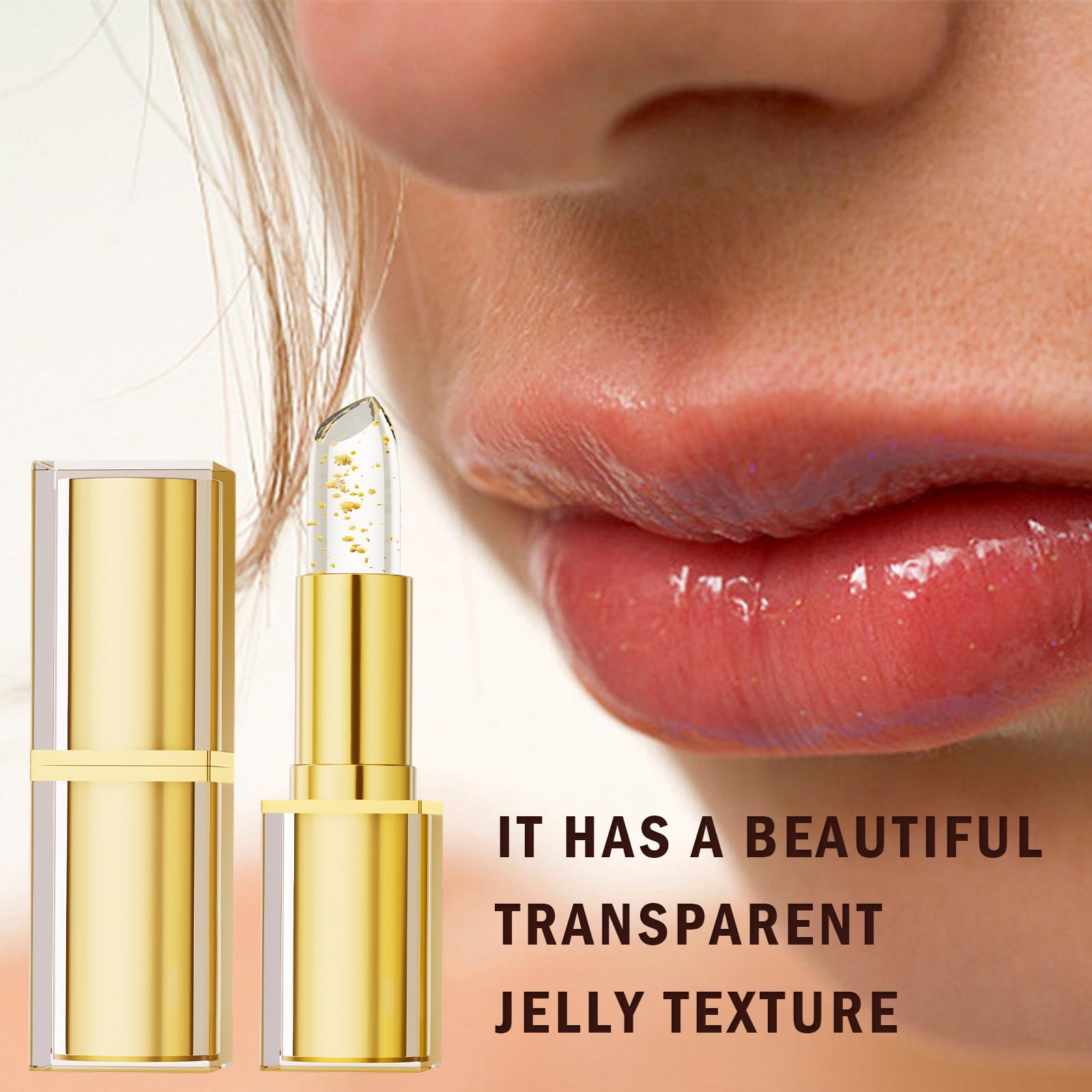 Sulily lipstick on lips with lasting shine and comfortable wear