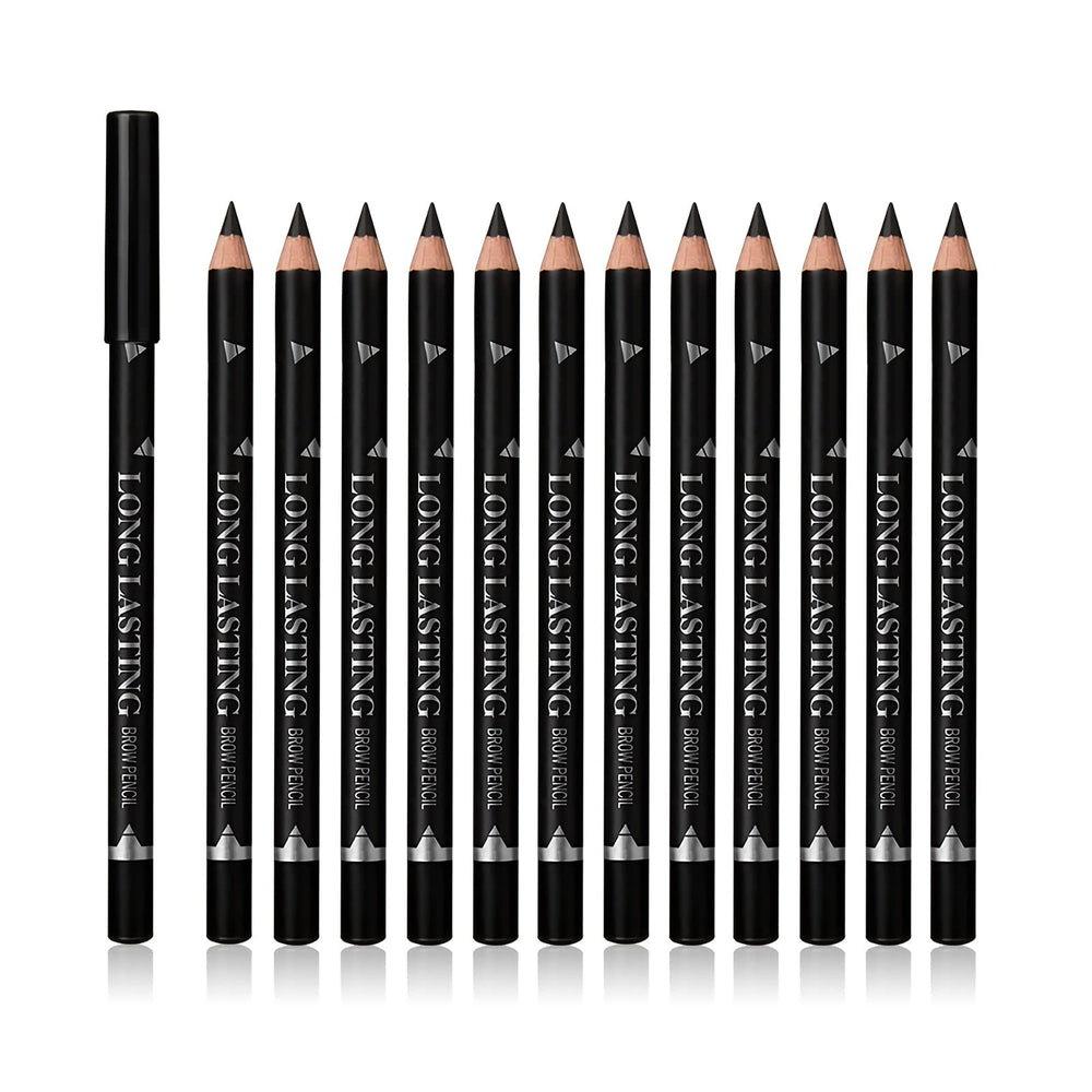 SUMEITANG 12-piece set demonstrates precise eyebrow pencil application for natural brows