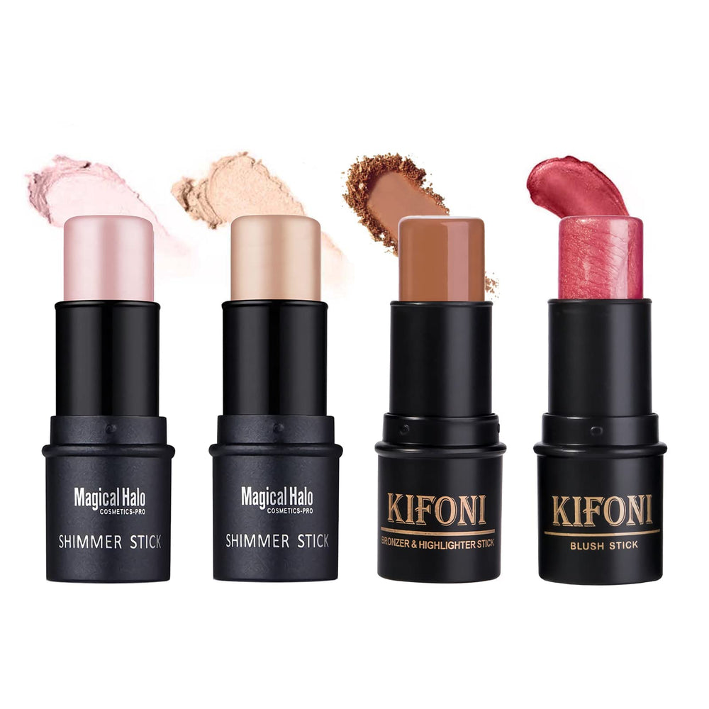 SUMEITANG 4PCS contour stick kit packaging with four versatile sticks for easy makeup