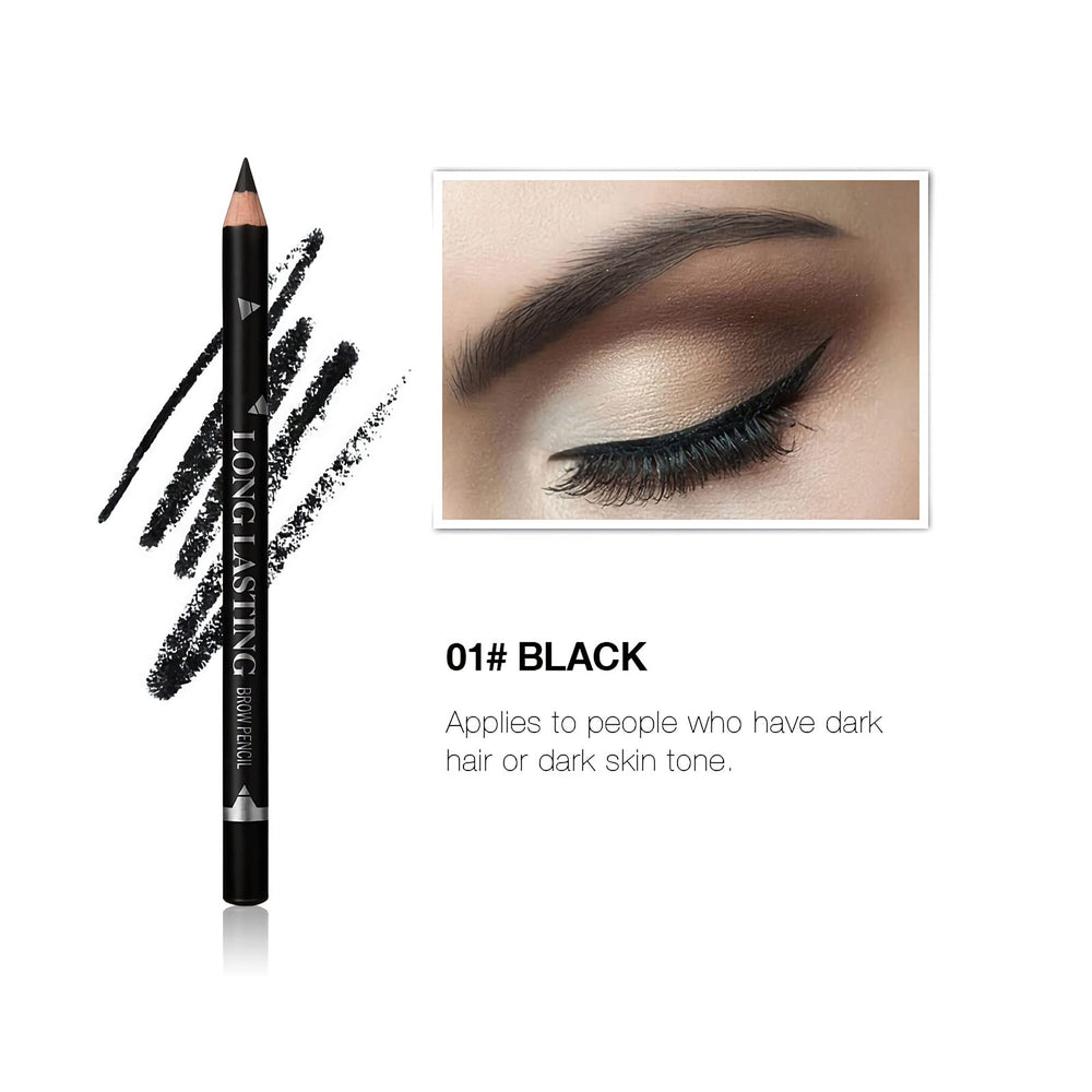 SUMEITANG brown and black pencils provide versatile color accuracy for subtle definition