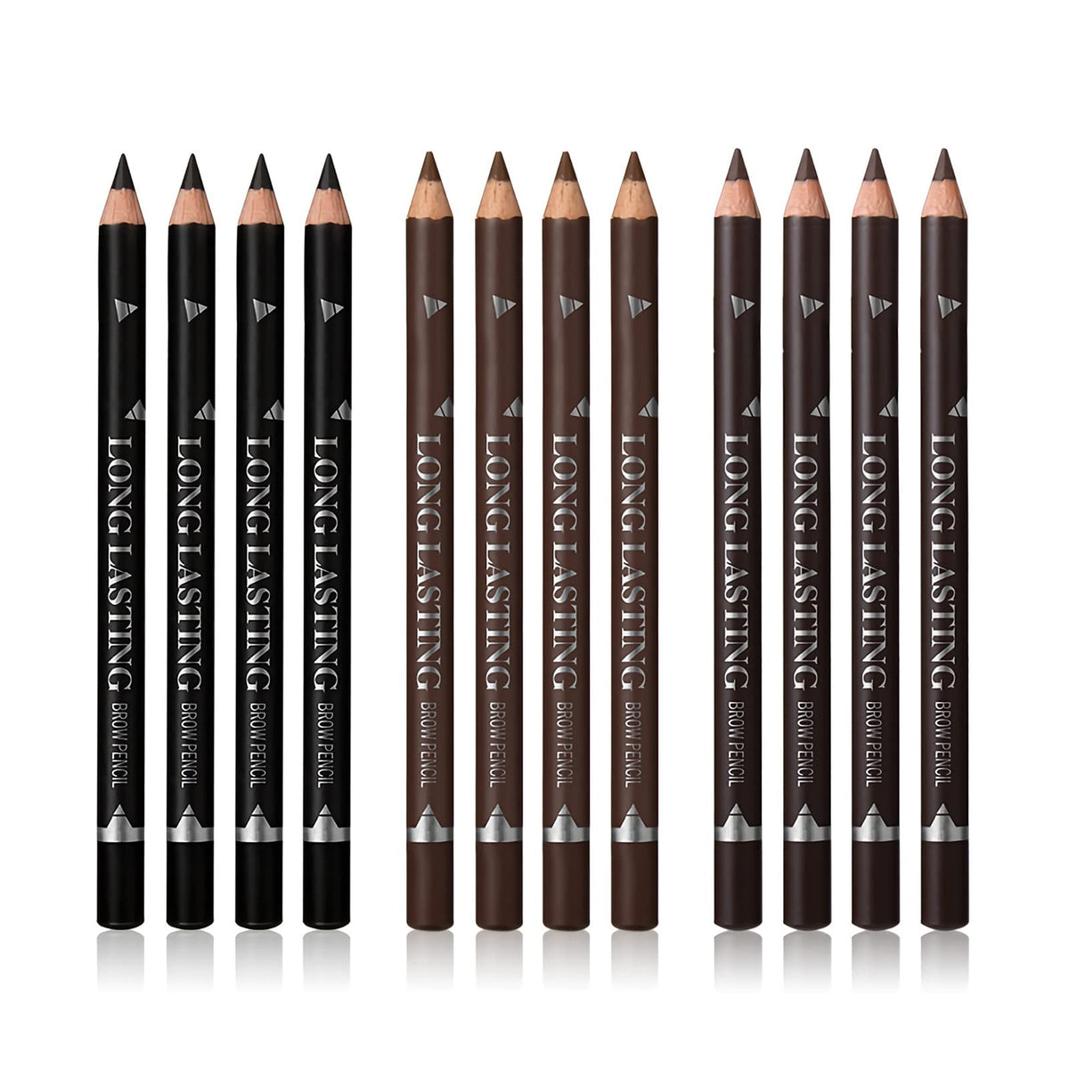 SUMEITANG eyebrow pencil eyeliner set in a 12-piece kit for versatile brows.