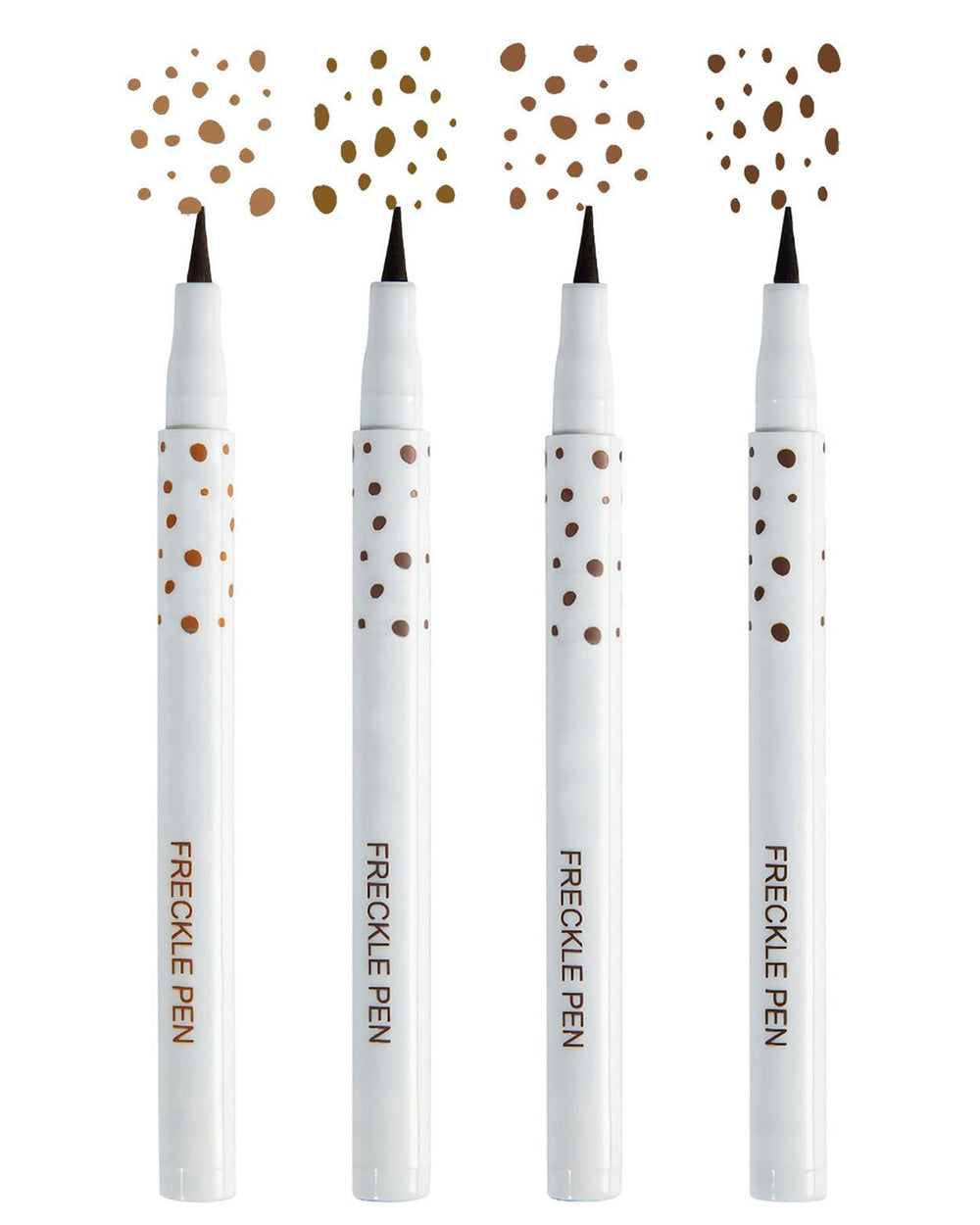 SUMEITANG Freckle Pen 4 Colors Kit front packaging with color options for sun-kissed look.