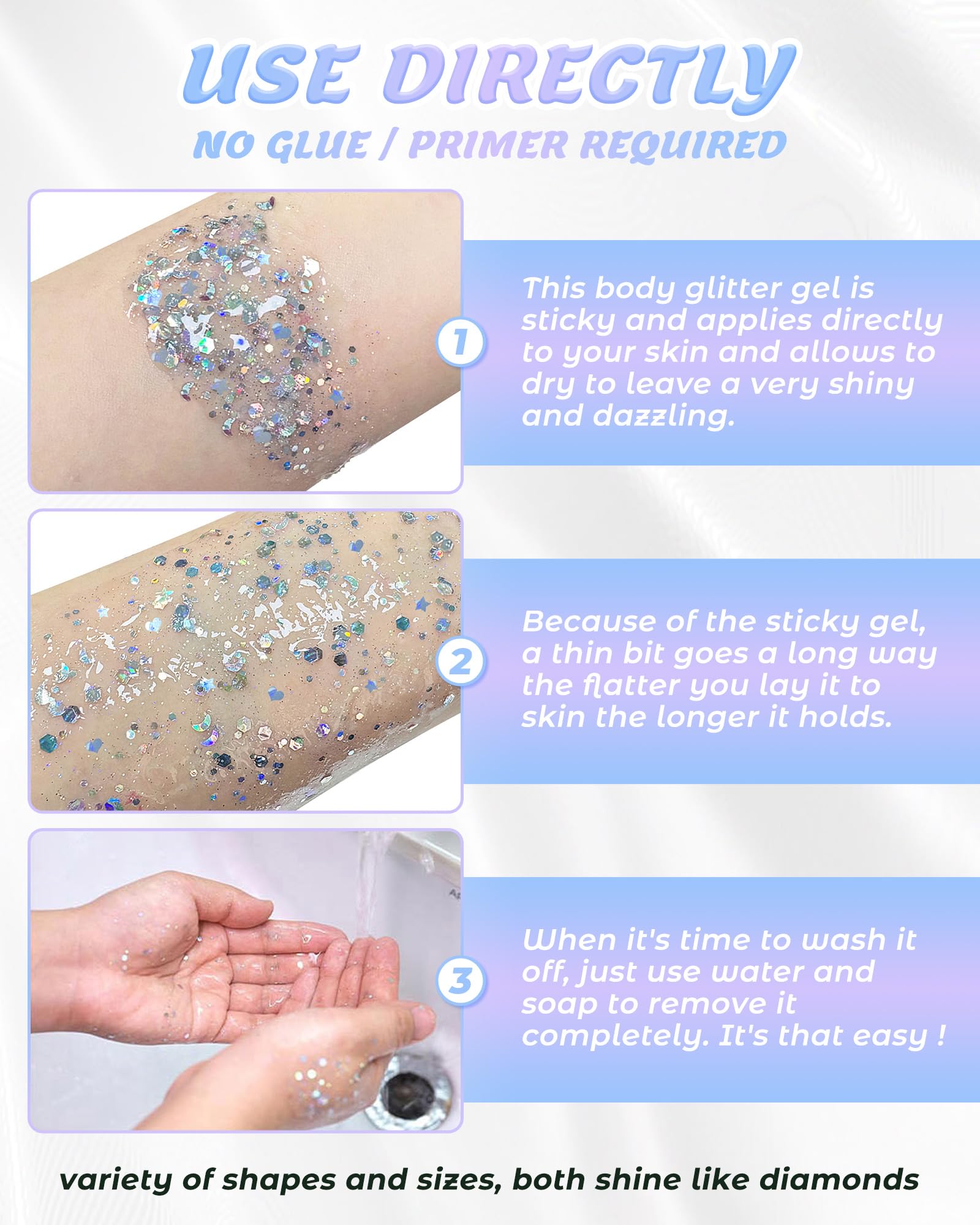 SUMEITANG glitter gel red delivers bold party shimmer