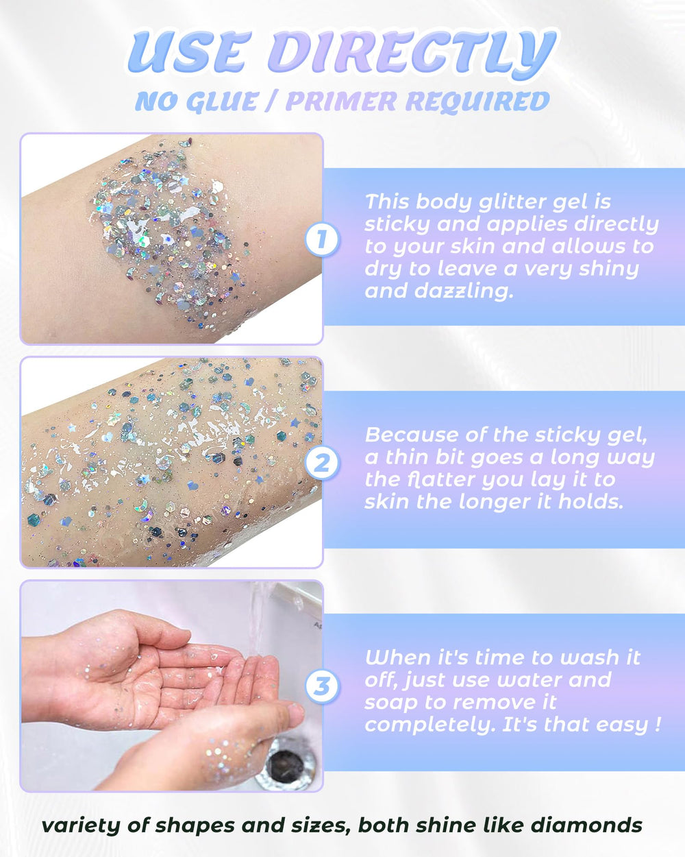 SUMEITANG glitter gel red delivers bold party shimmer