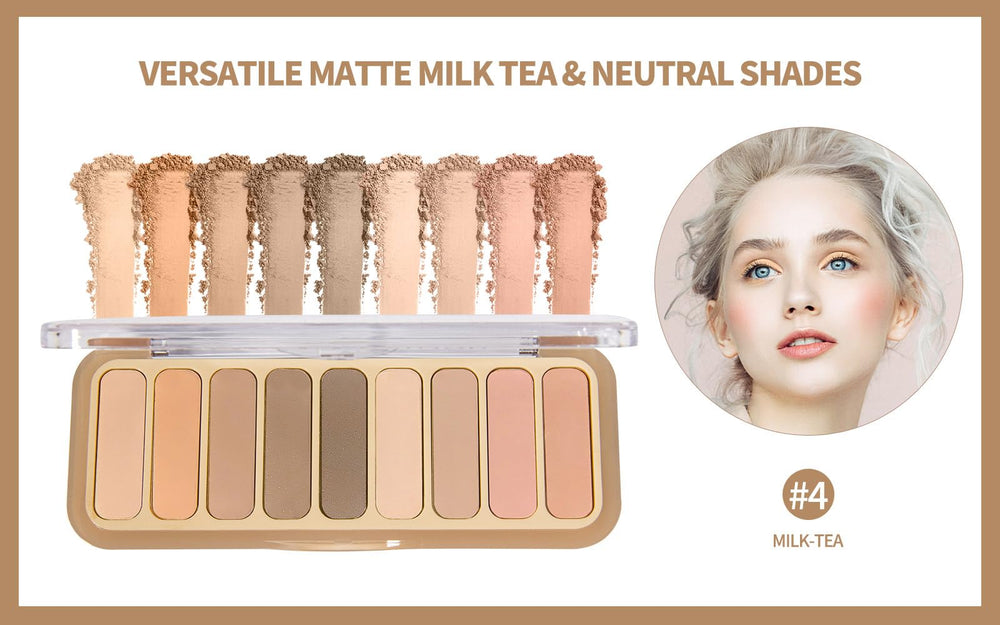 SUMEITANG waterproof long-lasting eyeshadow compact stays put through the day.