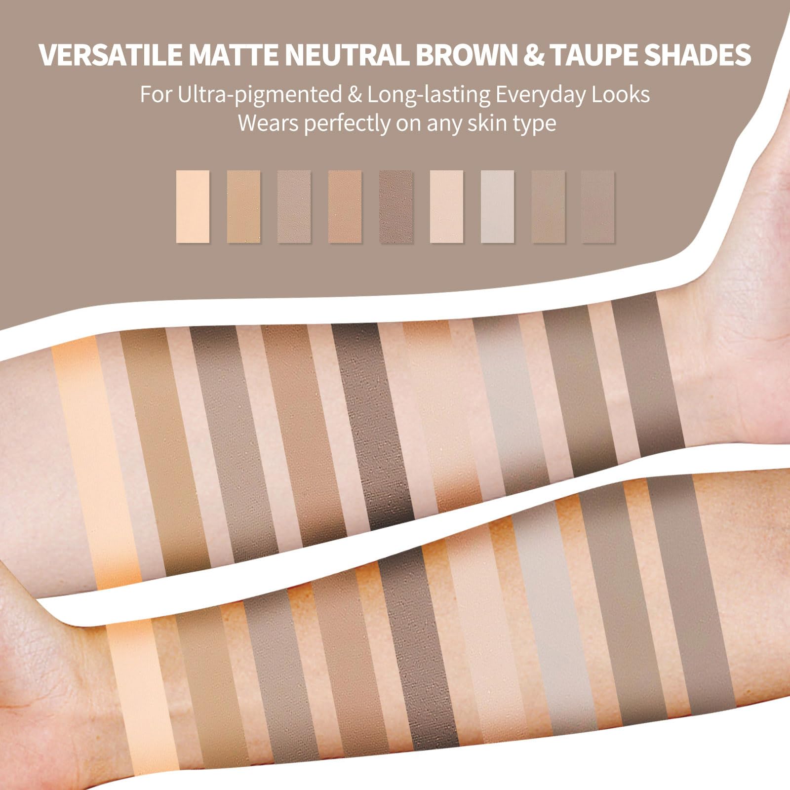 SUMEITANG waterproof long-wear formula keeps color vibrant and smudge-resistant.