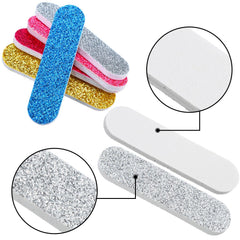 Sumind nail file measures 2.36 x 0.59 inches for precise shaping.