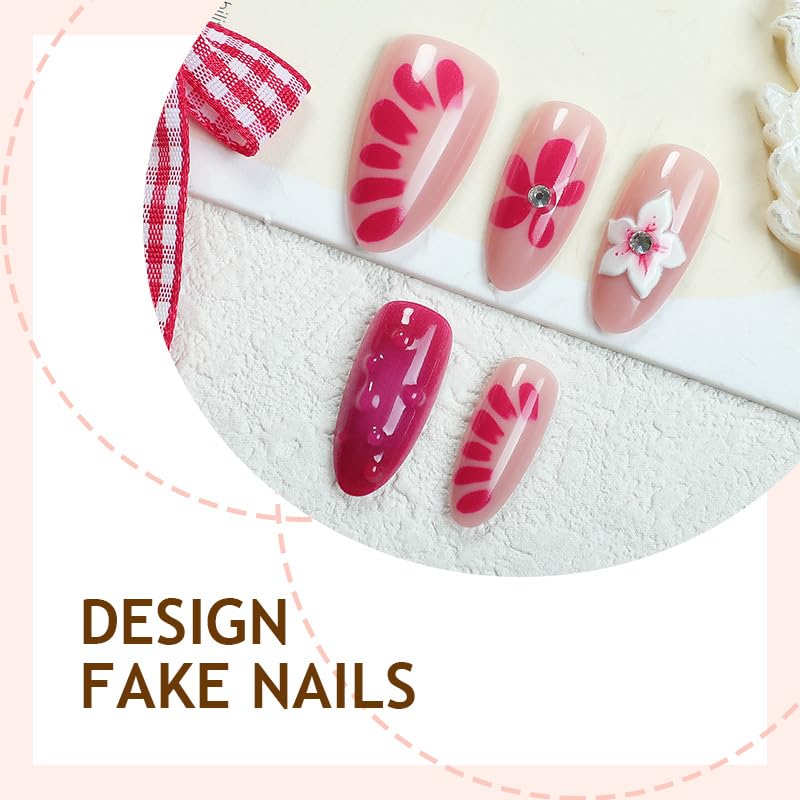 SUMINGGO 24 nails in varied sizes ensuring a perfect fit for most nails.