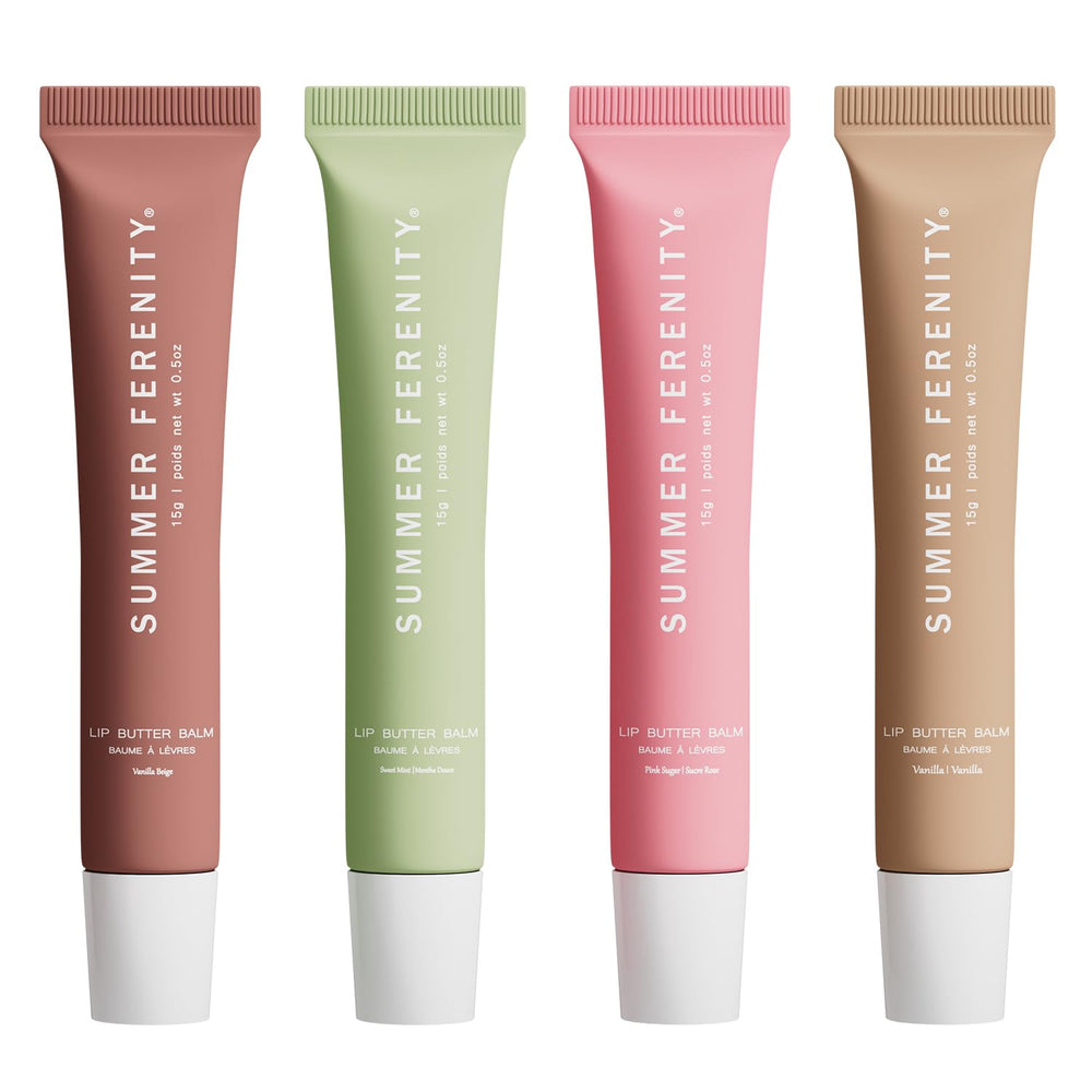 Summer Ferenity Lip Butter Balm tube front showing portable hydration on the go