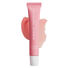 Summer Ferenity Pink Sugar lip balm swatch with instant hydration and sheer color