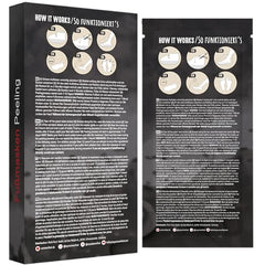 Summer Foot Premium Foot Mask double-pack back view, highlights gentle at-home use.