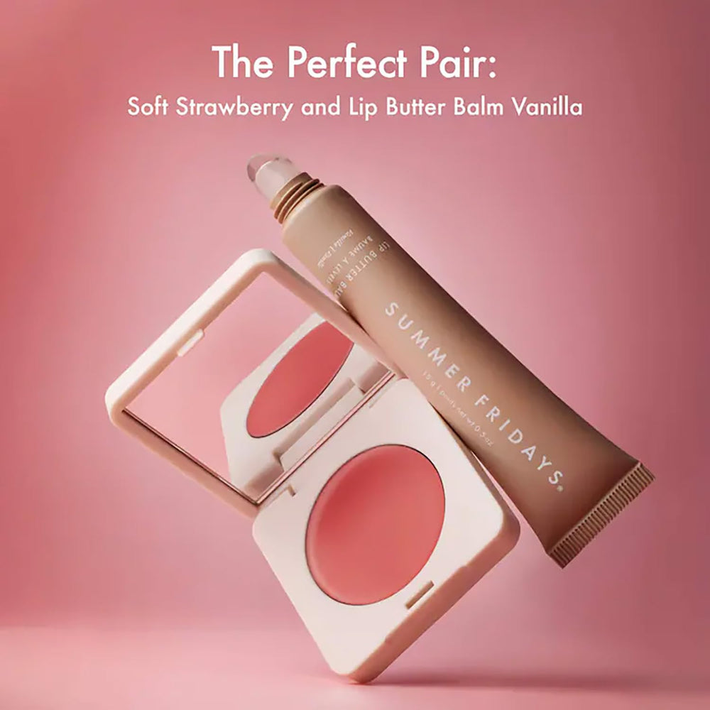 Ceramides in Summer Fridays Blush Butter Balm support skin moisture barrier