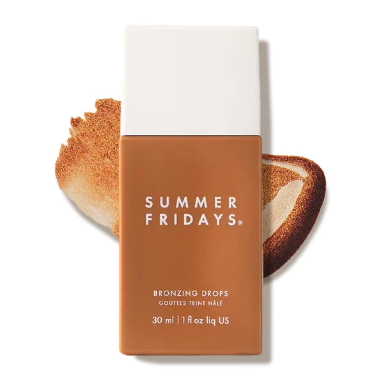 Summer Fridays Bronzing Drops dropper bottle ready for a natural glow.