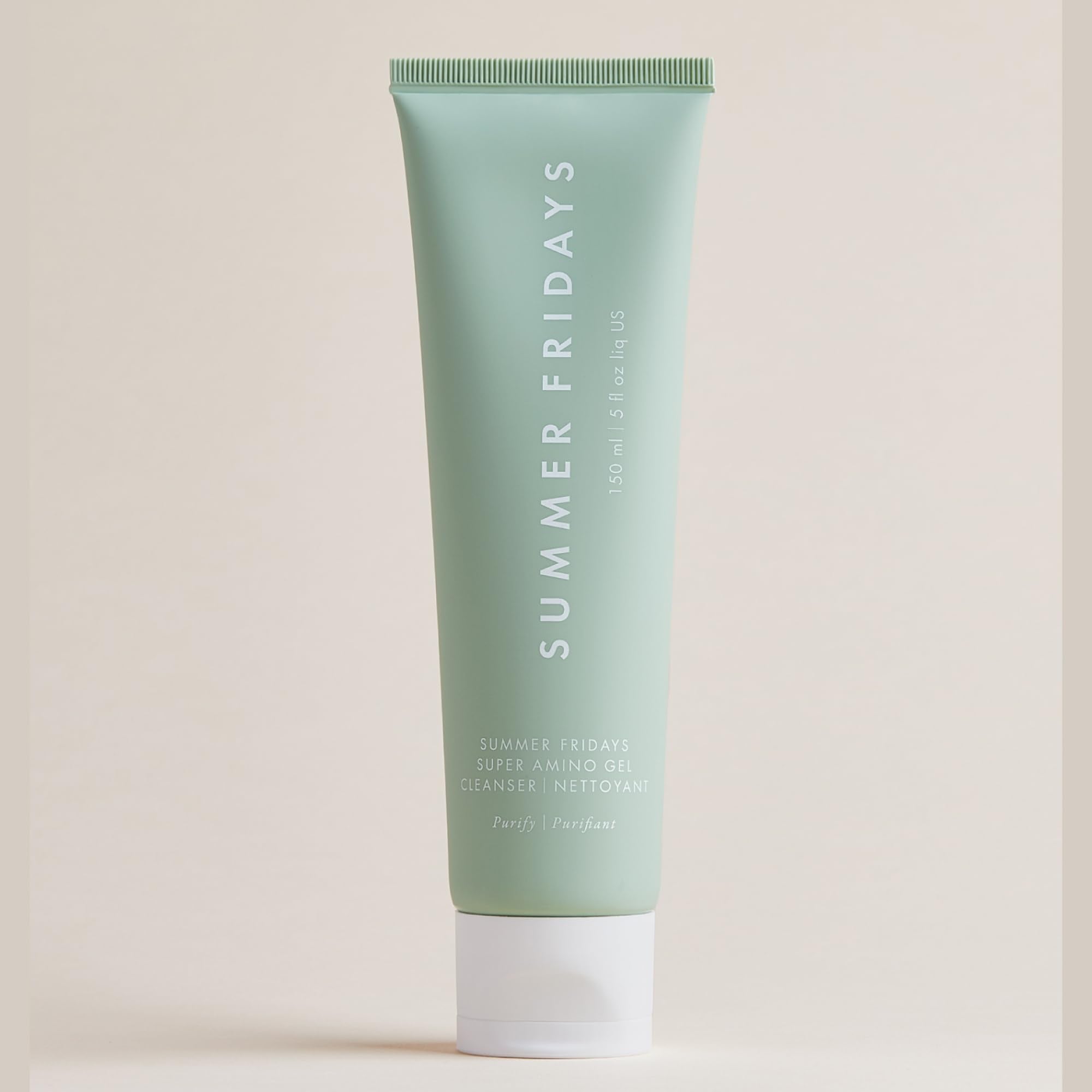 Summer Fridays cleanser fits AM and PM routines for simple, effective cleansing