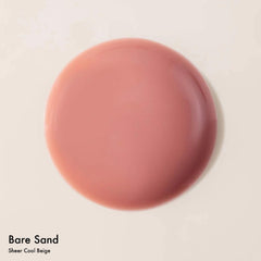 Bare Sand application on lips delivering smooth, non-sticky moisture