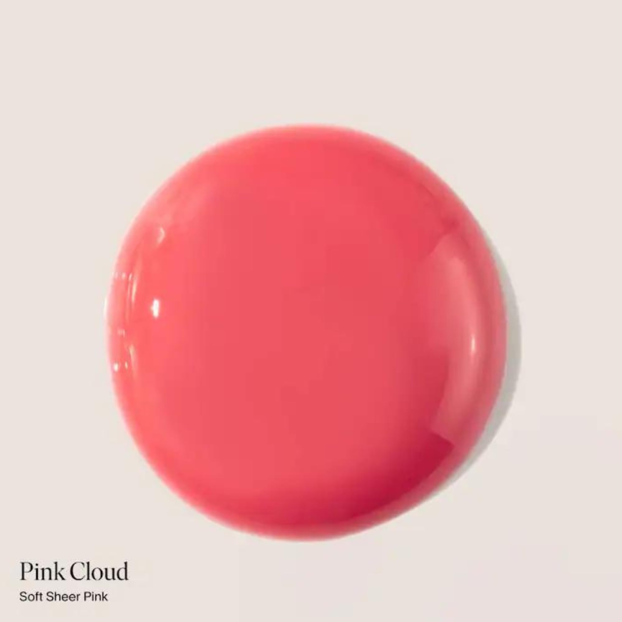 Dream Lip Oil swatch reveals sheer tint and radiant glow from Summer Fridays.