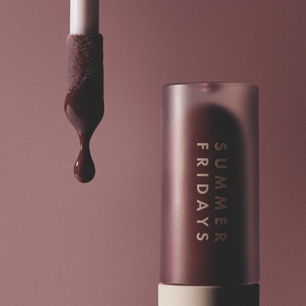 Fingertip glide demonstrates smooth, non-sticky formula on lips