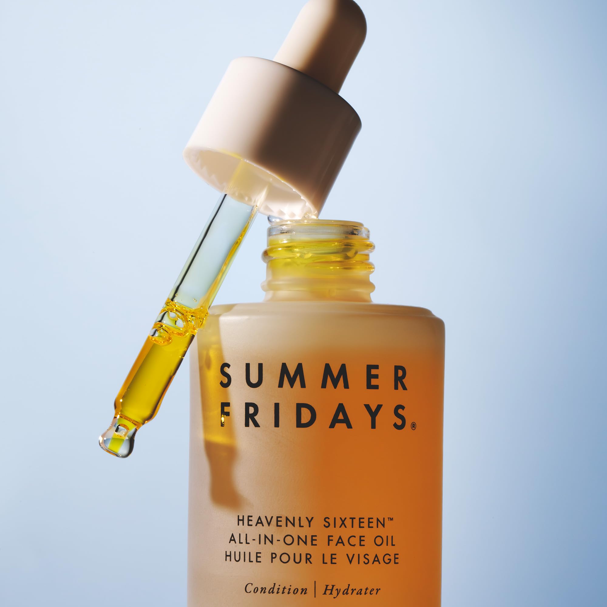 Summer Fridays Heavenly Sixteen ingredient blend highlights meadowfoam and others for conditioning skin.