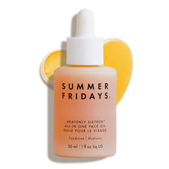 Summer Fridays Heavenly Sixteen bottle with dropper for lightweight hydration.
