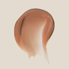 Summer Fridays Iced Coffee tinted lip balm application closeup for instant hydration.