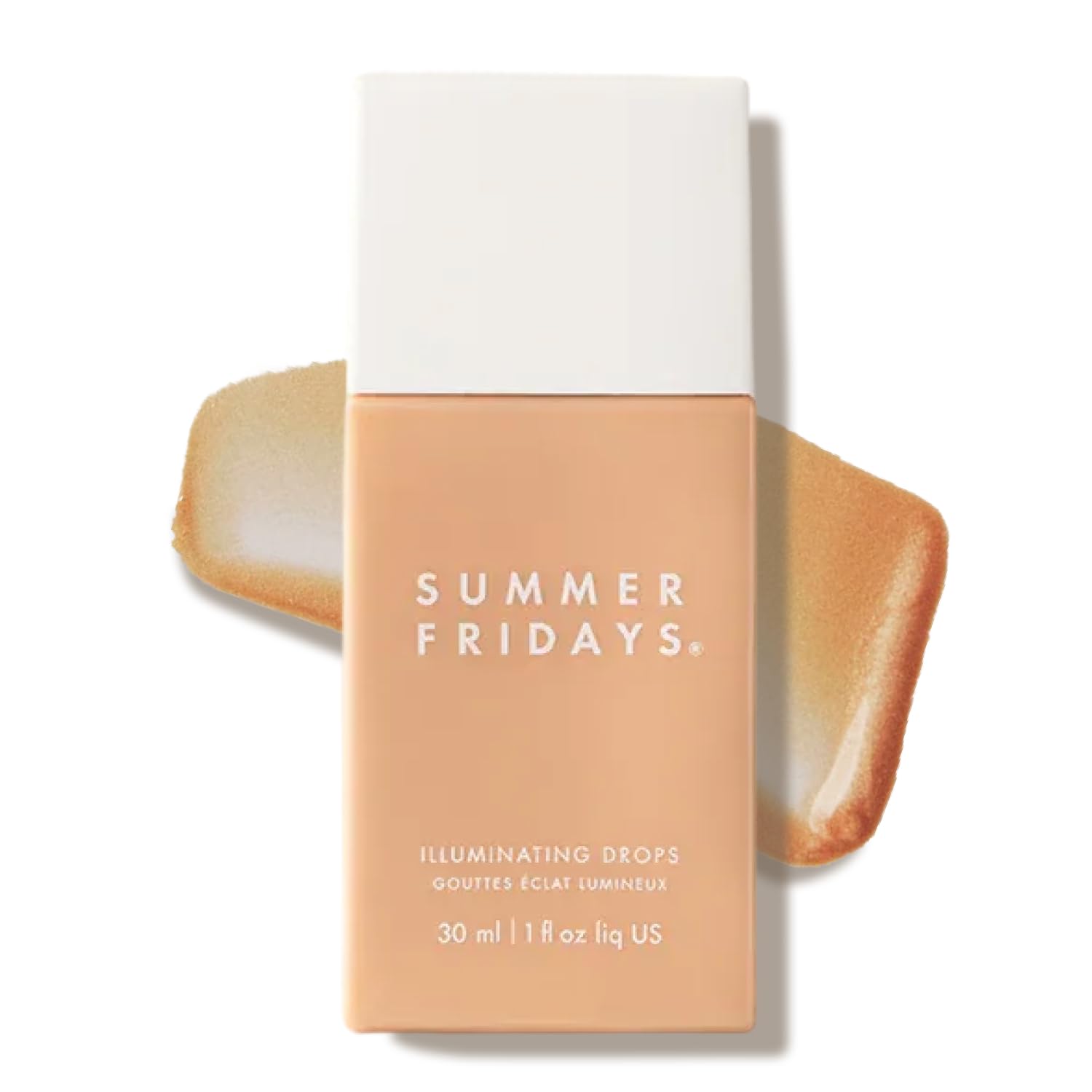 Summer Fridays Illuminating Drops bottle pour for precise dose and glow