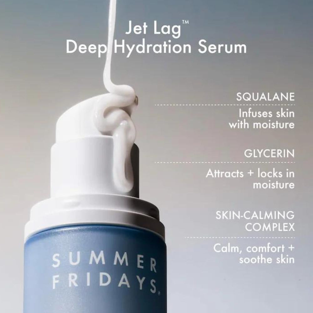 Jet Lag Essentials gift box shown as travel-size skincare collection