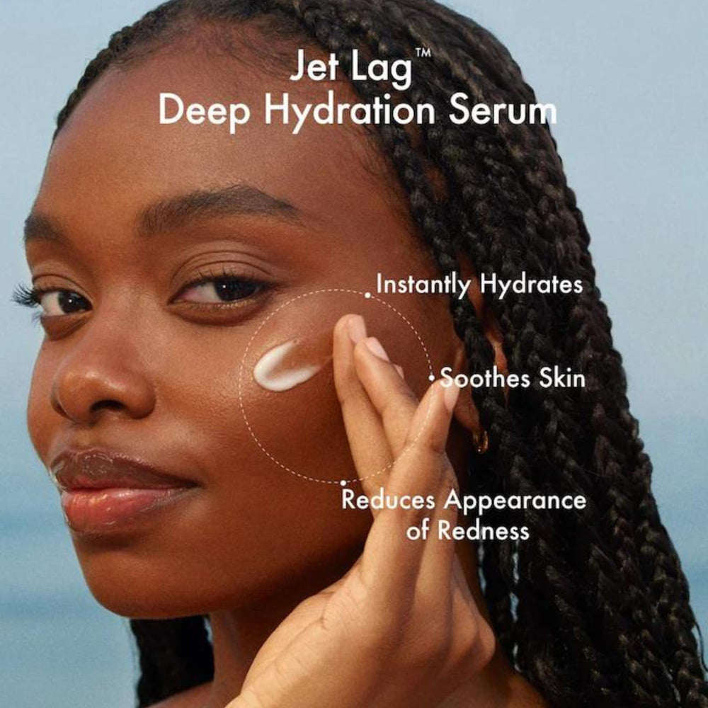 Jet Lag Hydration Mist spray bottle for quick skin refreshment