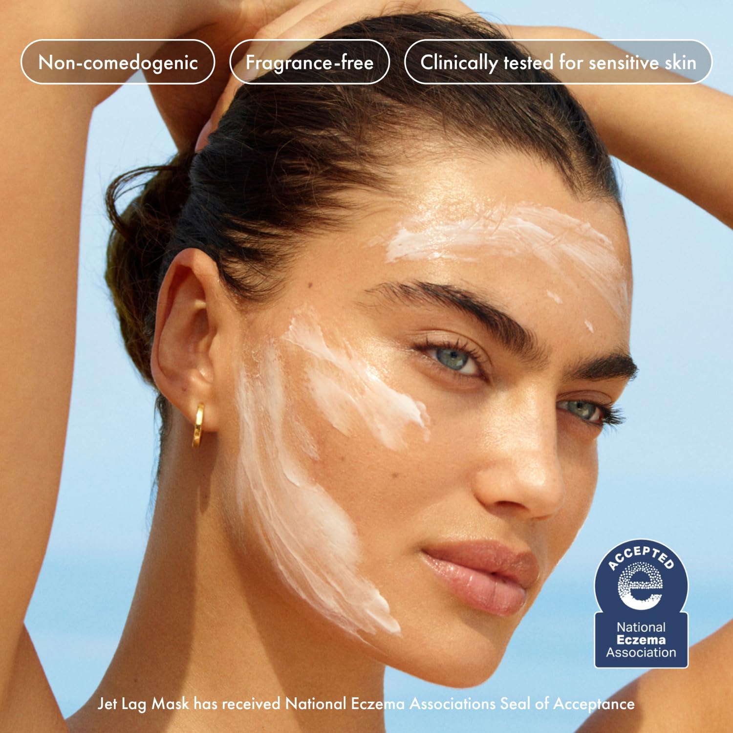 Daytime use of Summer Fridays Jet Lag Mask for refreshed skin