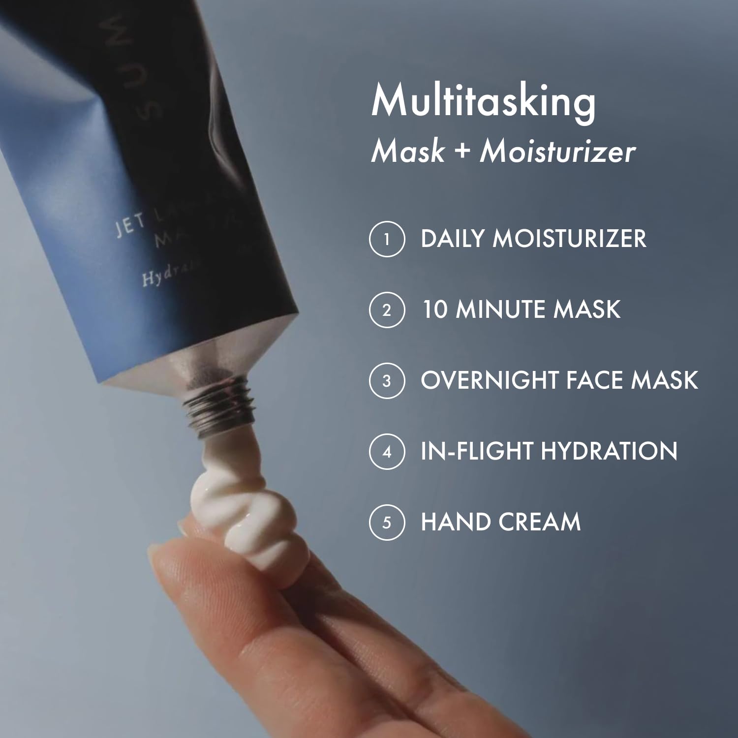 Nightly application of Summer Fridays Jet Lag Mask for overnight hydration