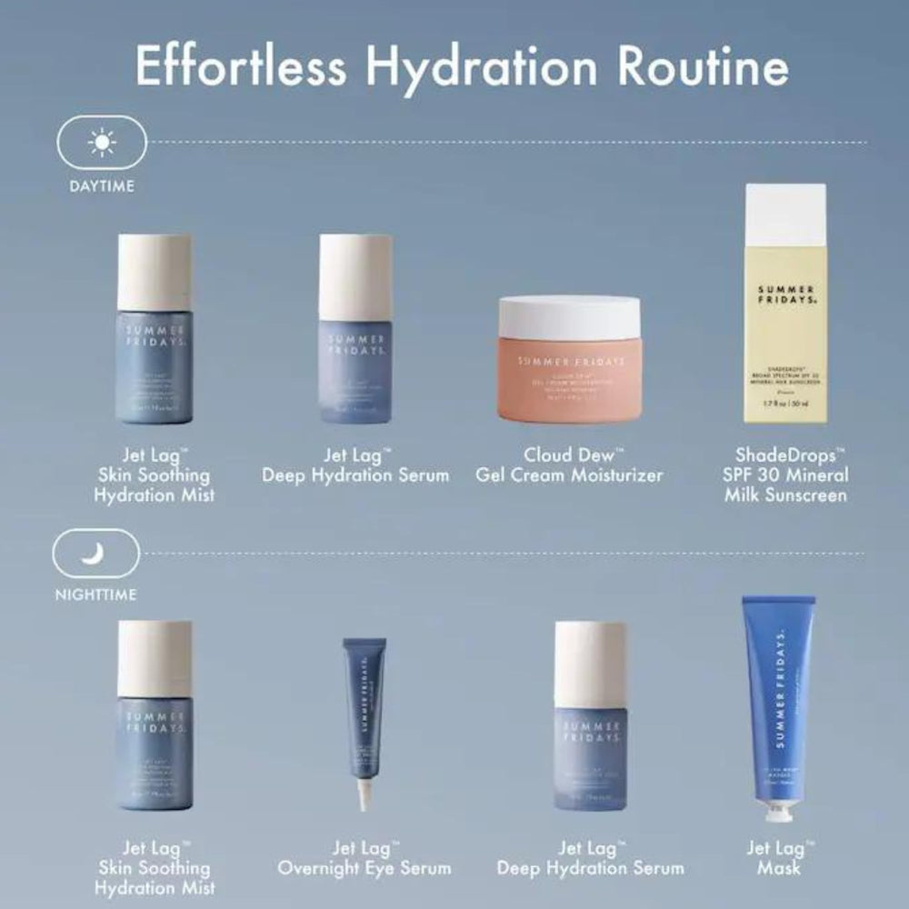 Soft under-eye skin after applying Summer Fridays Jet Lag Serum