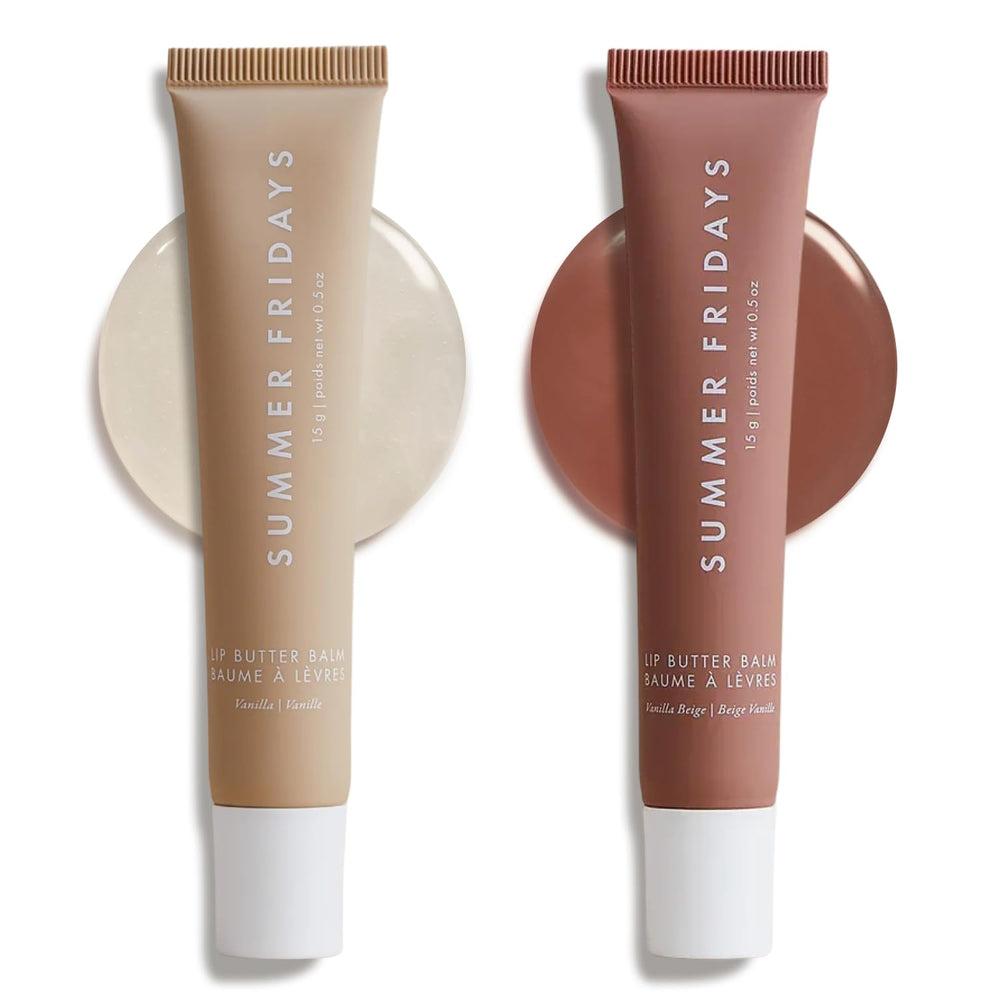 Summer Fridays Lip Butter Balm Vanilla delivers clear moisture and a subtle vanilla scent.