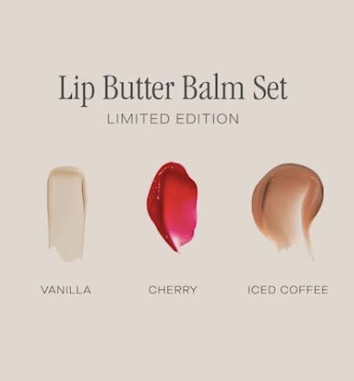 Summer Fridays Lip Butter Balm Vanilla with clear finish for under lipstick or overnight care.