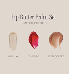 Summer Fridays Lip Butter Balm Vanilla with clear finish for under lipstick or overnight care.