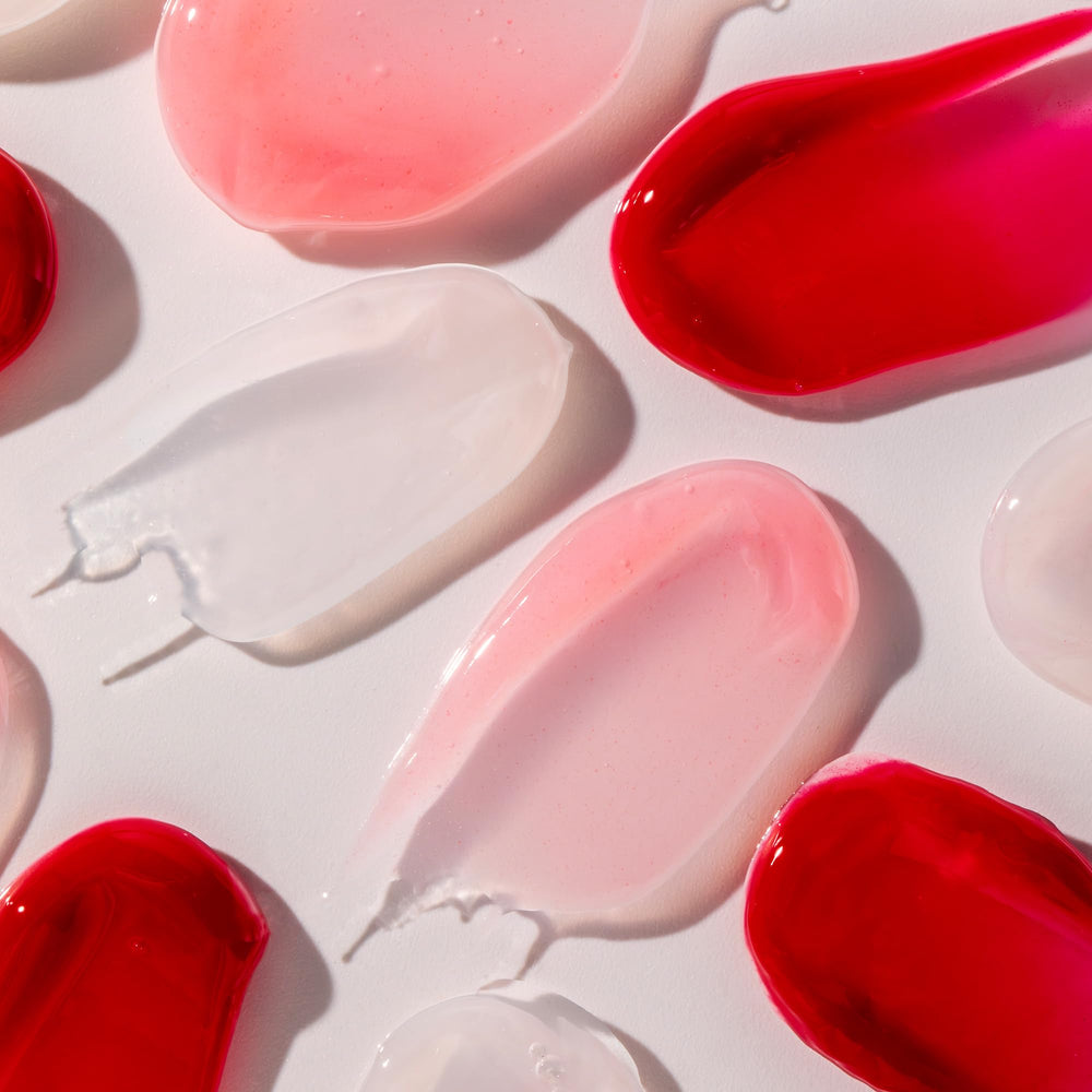 Close-up of nourishing formula on lips with Summer Fridays