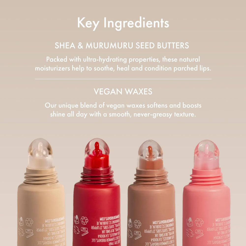 Lips appear healthier immediately after using Summer Fridays Poppy balm