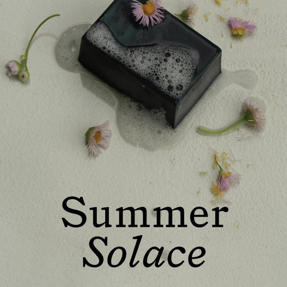 Summer Solace Tallow exfoliating-action hints at renewed skin texture after grime removal