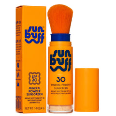 Sun Buff Powder Sunscreen Brush for mess-free, on-the-go application