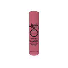 Sun Bum CocoBalm Groove Cherry tube featuring fruity flavor and moisture.